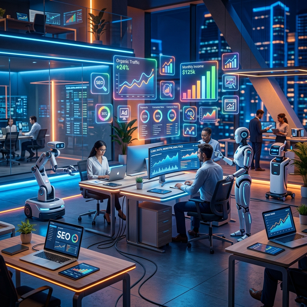 AI Marketing Concept